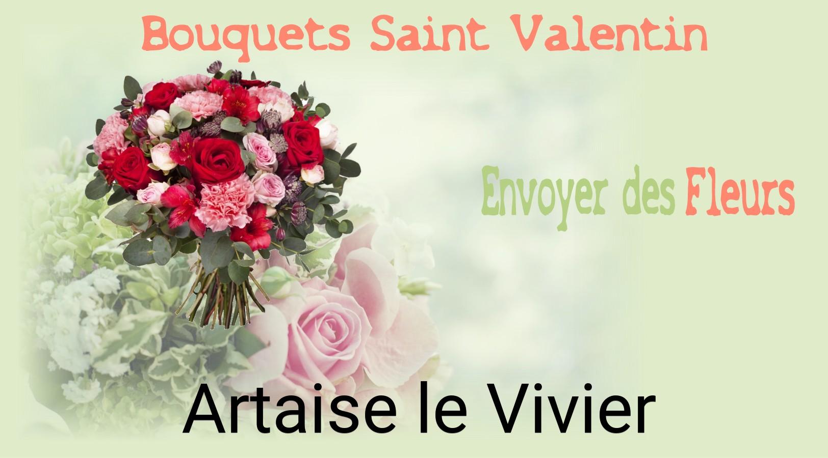 Roses de Saint-Valentin livrées à Artaise-le-Vivier